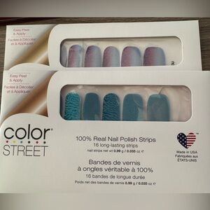 2 sets Retired Color Street Nail Strips